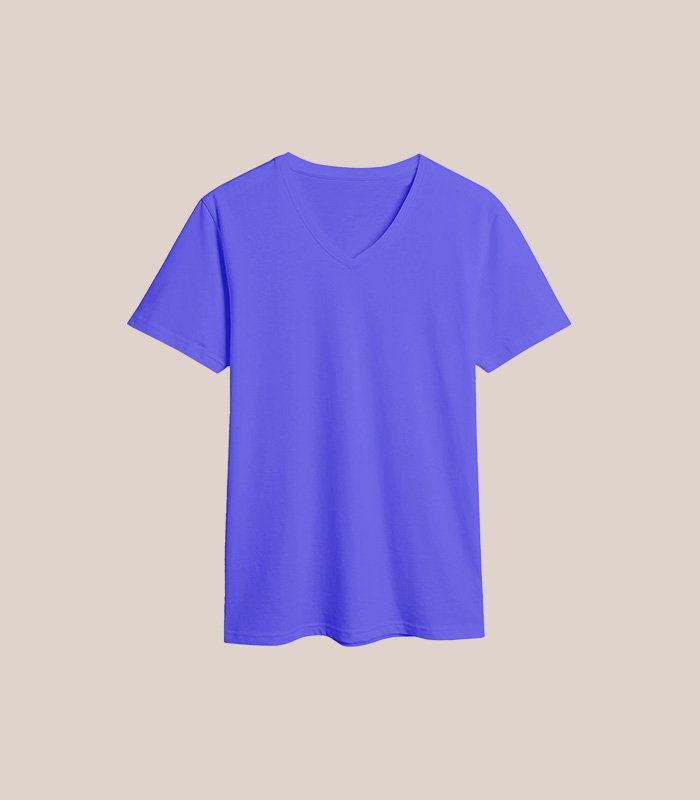 Camiseta con cuello en V - Imagen 2