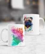 taza diseños animales acuarela