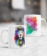 taza diseños animales acuarela