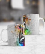 taza diseños animales acuarela