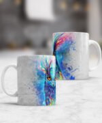 taza diseños animales acuarela