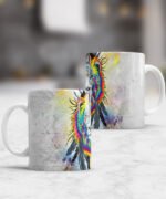 taza diseños animales acuarela
