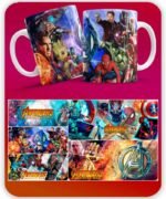 taza diseños super heroes