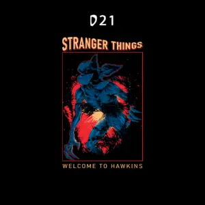 camiseta stranger things personalizada