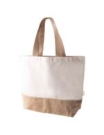 bolsa de yute y algodon personalizada