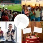 banderas blancas mini