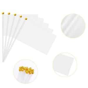 banderas blancas mini