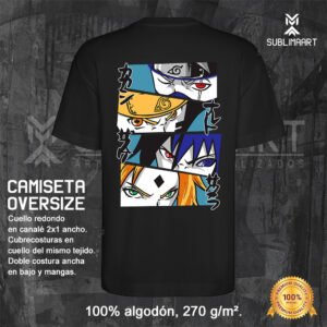 Camiseta oversize anime - Imagen 7