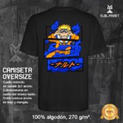 Camiseta oversize anime - Imagen 8