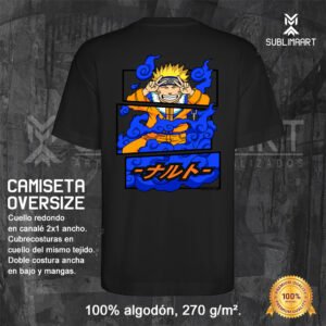 Camiseta oversize anime - Imagen 8