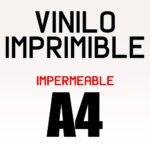 Impresión vinilo  A4 21cm x 29cm