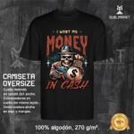 Camiseta oversize money in cash