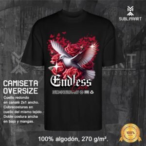 Camiseta oversize endless