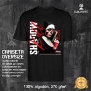 Camiseta oversize shadow