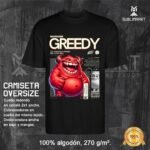 Camiseta oversize greedy