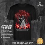 Camiseta oversize fuego
