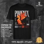 Camiseta oversize phoenix