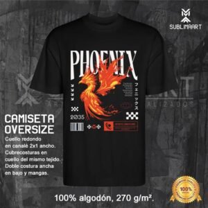 Camiseta oversize phoenix