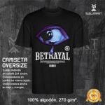 Camiseta oversize betrayal