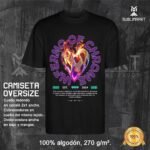 Camiseta oversize inferno of chrome