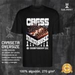 Camiseta oversize chess