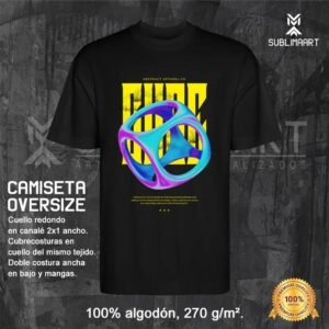 Camiseta oversize guge