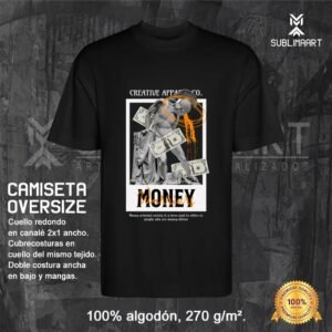 Camiseta oversize money