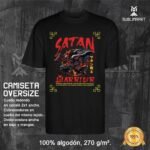 Camiseta oversize satan
