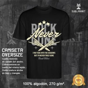 Camiseta oversize rock gune